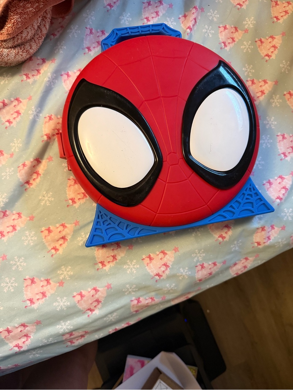 Spider-Man Kids Toy Carry Case in Red and Blue - Action Figure Storage